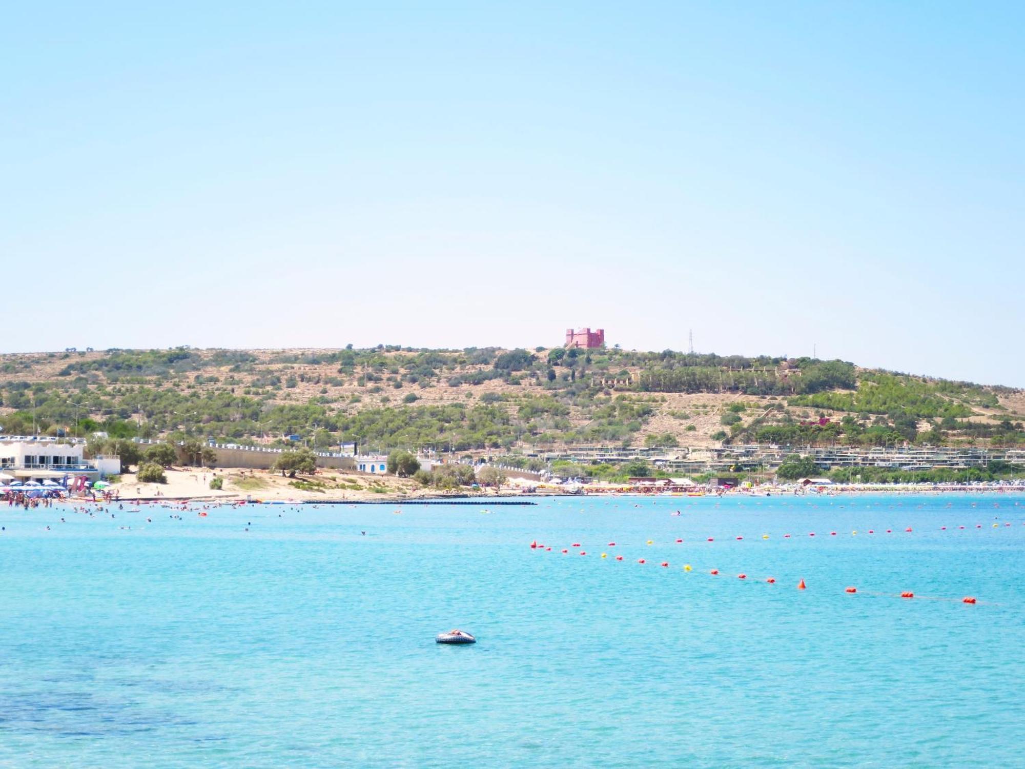Seafront Apartment Terrace, Lounger & Panoramic Ocean Views Mellieha Luaran gambar